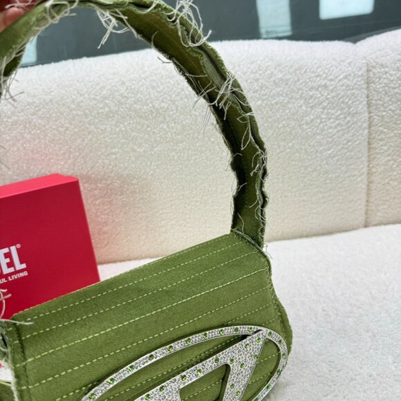 Diesel Green Diamond Shoulder Bag - Picture 5 of 9